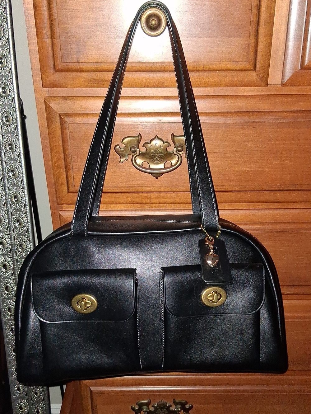 Coach Twin Turnlock Bag (Large)